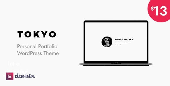 Tokyo - Personal Portfolio WordPress Theme